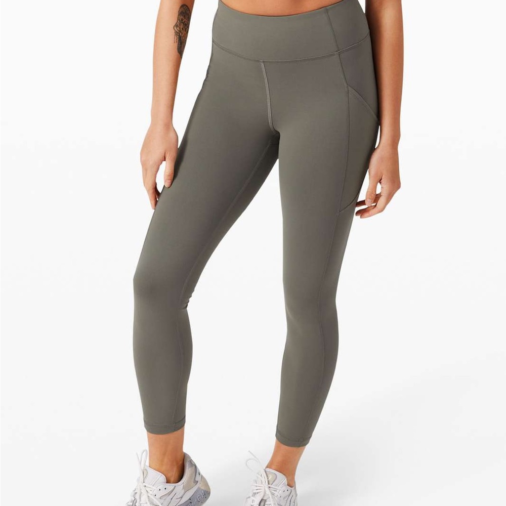 Lululemon Invigorate High Rise Tight “25 Grey Sage